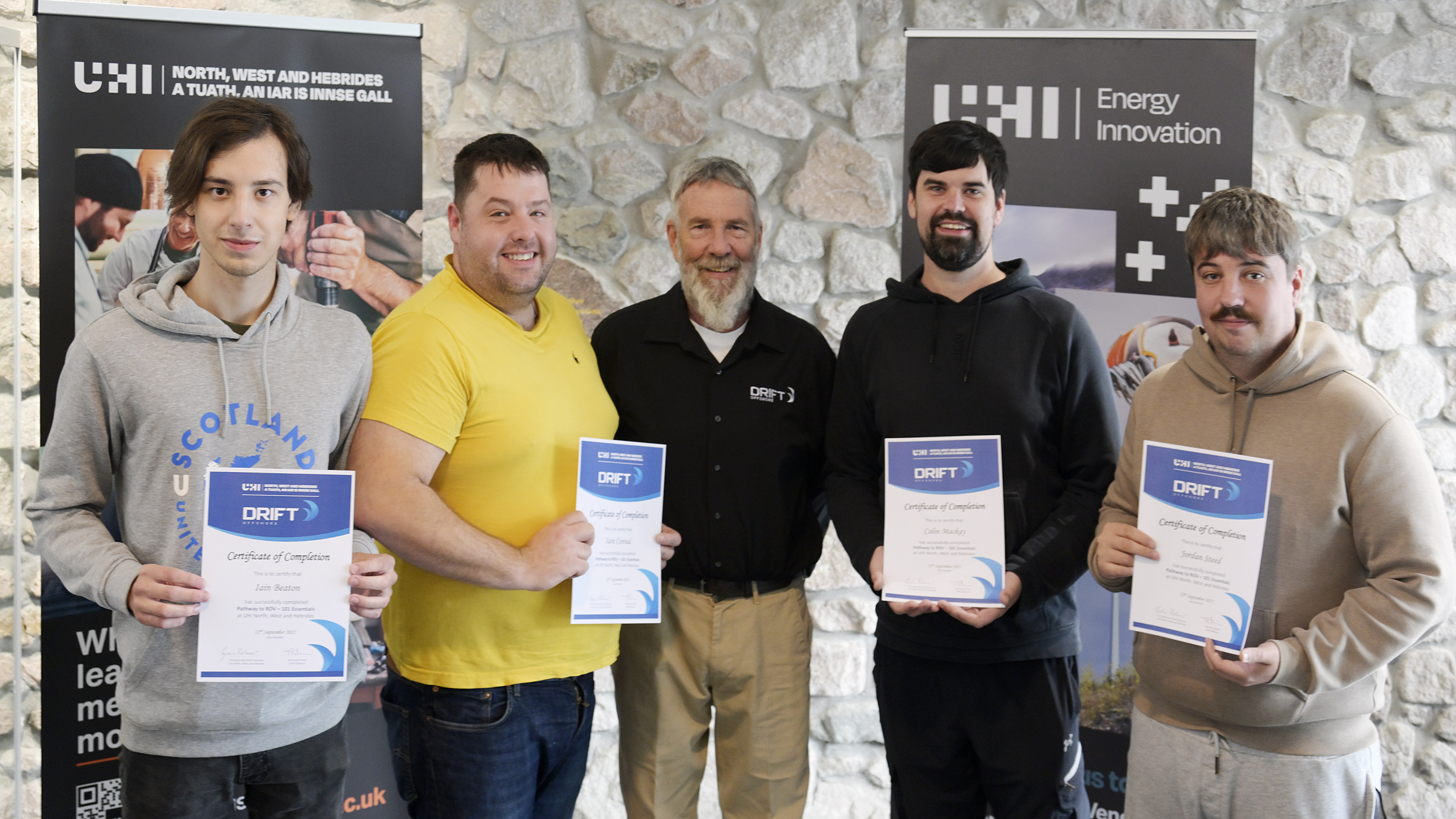 Graduates are en-route for future careers in the subsea sector