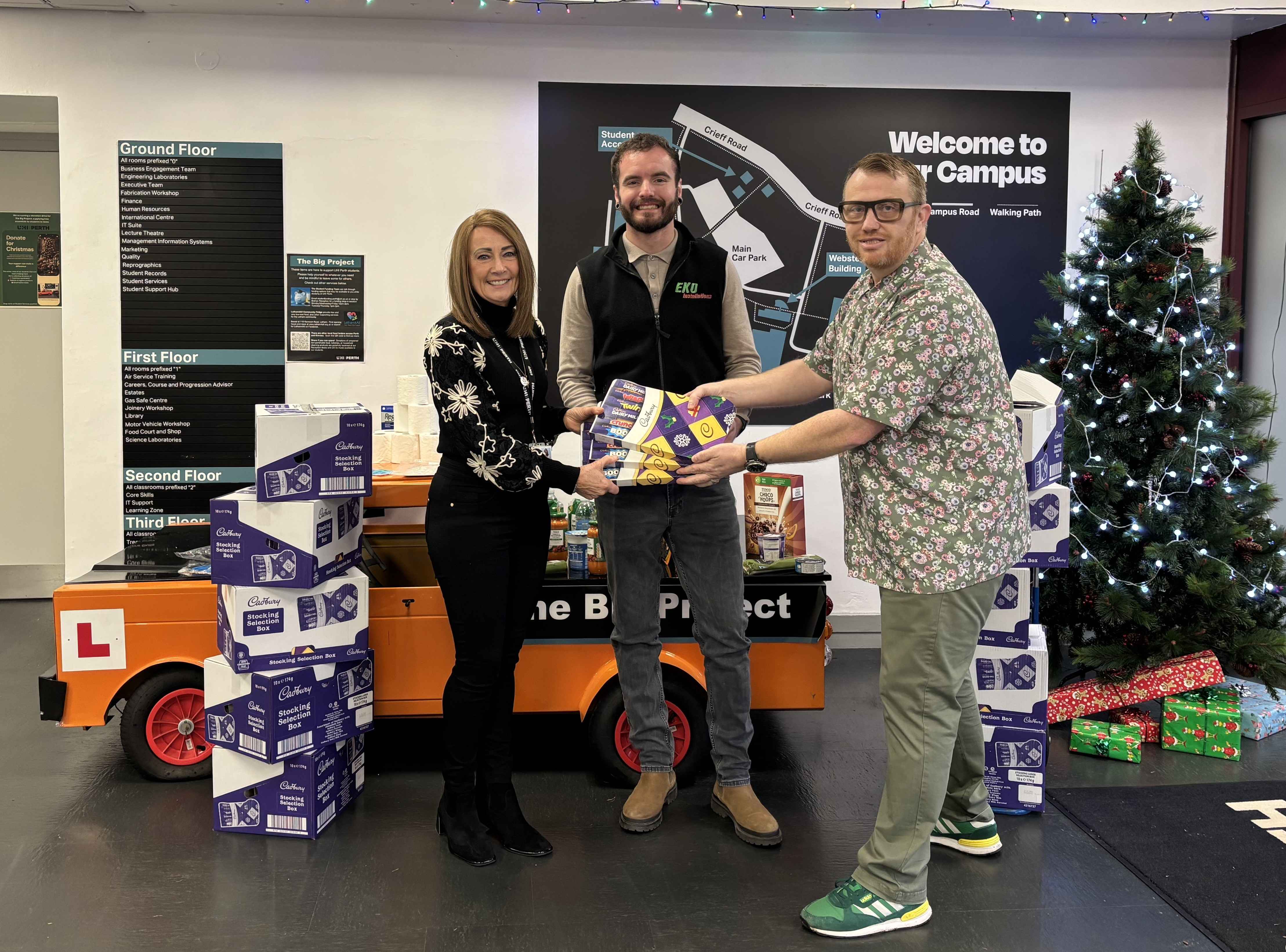 Eko Installations Spreads Festive Cheer with Donation to UHI Perth Students 
