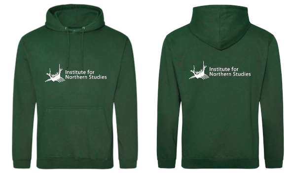 A photograph of a INS Hoodie mock up