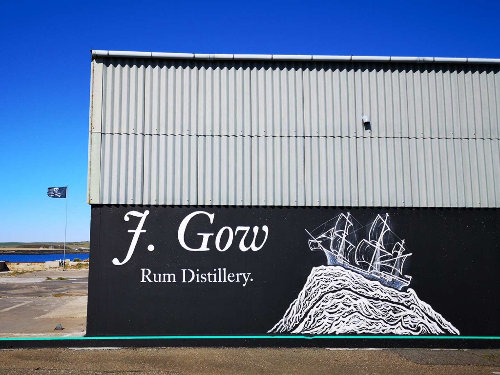 A picture showing the J Gow distillery Orkney A picture showing the J Gow distillery Orkney